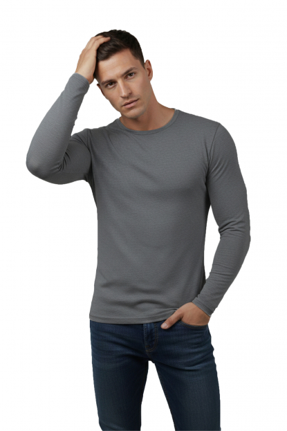 DeepSEA Uzun Kollu Sıfır Yaka Erkek Sweat 2300423