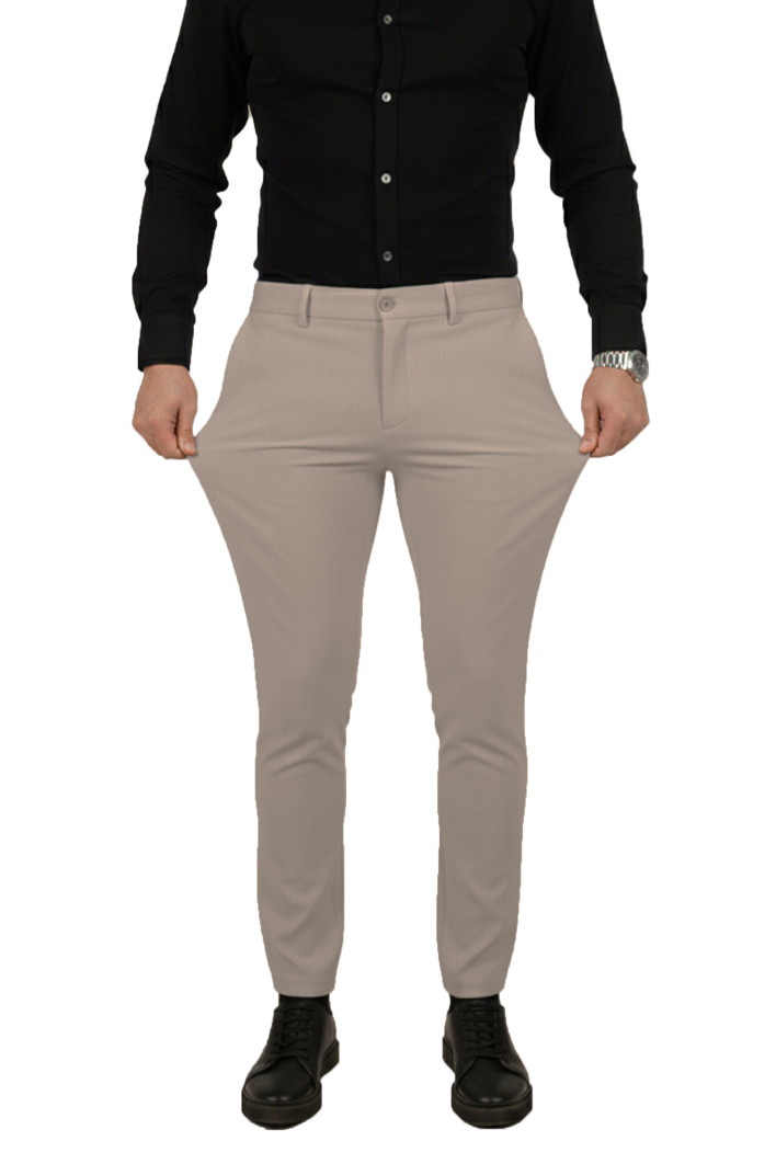 DeepSEA Erkek Esnek Kumaş Slim Fit Beli Lastikli Günlük Spor Pantolon 2600700 2