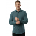 DeepSEA Slim Fit Erkek Gömlek Kolay Ütülenen Nefes Alan Kumaş, Dört Mevsim Şıklık 2602604