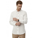 DeepSEA Slim Fit Çizgili %100 Pamuk Erkek Gömlek – Nefes Alan Şık Günlük Gömlek 2602623