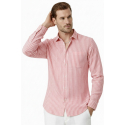 DeepSEA Slim Fit Çizgili %100 Pamuk Erkek Gömlek – Nefes Alan Şık Günlük Gömlek 2602627