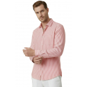 DeepSEA Slim Fit Çizgili %100 Pamuk Erkek Gömlek – Nefes Alan Şık Günlük Gömlek 2602627