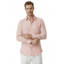 DeepSEA Slim Fit Çizgili %100 Pamuk Erkek Gömlek – Nefes Alan Şık Günlük Gömlek 2602627