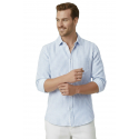 DeepSEA Slim Fit Çizgili %100 Pamuk Erkek Gömlek – Nefes Alan Şık Günlük Gömlek 2602627
