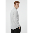 DeepSEA Slim Fit Çizgili %100 Pamuk Erkek Gömlek – Nefes Alan Şık Günlük Gömlek 2602616