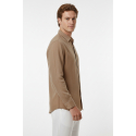 DeepSEA Slim Fit Çizgili %100 Pamuk Erkek Gömlek – Nefes Alan Şık Günlük Gömlek 2602616
