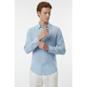 DeepSEA Slim Fit Çizgili %100 Pamuk Erkek Gömlek – Nefes Alan Şık Günlük Gömlek 2602616