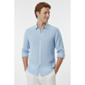 DeepSEA Slim Fit Çizgili %100 Pamuk Erkek Gömlek – Nefes Alan Şık Günlük Gömlek 2602616