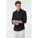 DeepSEA Slim Fit Çizgili %100 Pamuk Erkek Gömlek – Nefes Alan Şık Günlük Gömlek 2602616