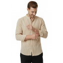 DeepSEA Slim Fit Çizgili %100 Pamuk Erkek Gömlek – Nefes Alan Şık Günlük Gömlek 2602621