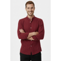 DeepSEA Slim Fit Çizgili %100 Pamuk Erkek Gömlek – Nefes Alan Şık Günlük Gömlek 2602621