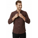 DeepSEA Slim Fit Çizgili %100 Pamuk Erkek Gömlek – Nefes Alan Şık Günlük Gömlek 2602621