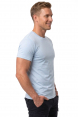 DeepSEA Sıfır Yakalı Likralı Dar Kesim Basic Erkek Tişört 1801131