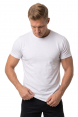 DeepSEA Sıfır Yakalı Likralı Dar Kesim Basic Erkek Tişört 1801131
