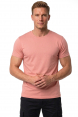 DeepSEA Sıfır Yakalı Likralı Dar Kesim Basic Erkek Tişört 1801131
