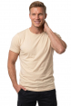 DeepSEA Sıfır Yakalı Likralı Dar Kesim Basic Erkek Tişört 1801131