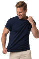 DeepSEA Sıfır Yakalı Likralı Dar Kesim Basic Erkek Tişört 1801131
