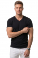 DeepSEA V Yakalı Likralı Dar Kesim Erkek Tişört 1801165