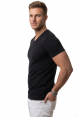 DeepSEA V Yakalı Likralı Dar Kesim Erkek Tişört 1801165