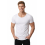 DeepSEA Geniş Yaka Likralı Tişört Oval Yaka Slim Fit Eteği Oval Açık Yaka T-shirt 1801199