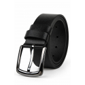 DeepSEA Hakiki Deri Kemer Kenarları Dikiş Desenli Kısaltılabilir Erkek Kemer 2602673