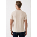 DeepSEA Dar Kesim Pamuklu Tişört Slim Fit Nefes Alan Yumuşak Dokulu Tişört 2604355