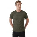 DeepSEA Dar Kesim Pamuklu Tişört Slim Fit Nefes Alan Yumuşak Dokulu Tişört 2604355