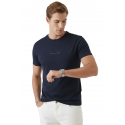 DeepSEA Dar Kesim Pamuklu Tişört Slim Fit Nefes Alan Yumuşak Dokulu Tişört 2604355