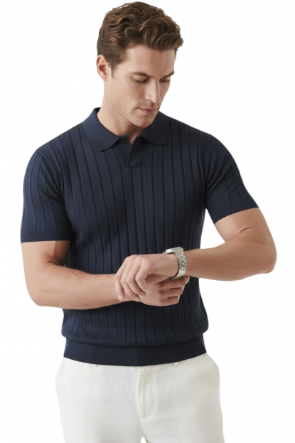 DeepSEA Dar Kesim Pamuklu Tişört Slim Fit Nefes Alan Yumuşak Dokulu Tişört 2608108
