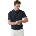 DeepSEA Dar Kesim Pamuklu Tişört Slim Fit Nefes Alan Yumuşak Dokulu Tişört 2608108