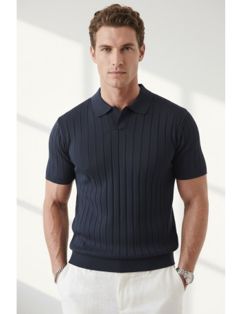 DeepSEA Dar Kesim Pamuklu Tişört Slim Fit Nefes Alan Yumuşak Dokulu Tişört 2608108 2