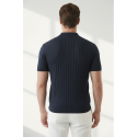 DeepSEA Dar Kesim Pamuklu Tişört Slim Fit Nefes Alan Yumuşak Dokulu Tişört 2608108