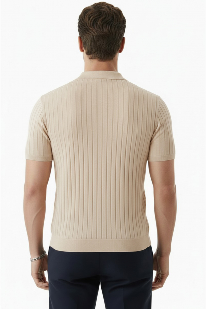 DeepSEA Dar Kesim Pamuklu Tişört Slim Fit Nefes Alan Yumuşak Dokulu Tişört 2608108