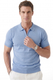 DeepSEA Slim Fit Nefes Alan Pamuklu Polo Yaka Tişört Dar Kesim Örme Kumaş Tişört 2505030