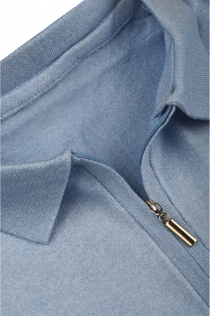 DeepSEA Slim Fit Nefes Alan Pamuklu Polo Yaka Tişört Dar Kesim Örme Kumaş Tişört 2505030