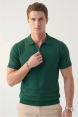 DeepSEA Slim Fit Nefes Alan Pamuklu Polo Yaka Tişört Dar Kesim Örme Kumaş Tişört 2505030