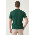 DeepSEA Slim Fit Nefes Alan Pamuklu Polo Yaka Tişört Dar Kesim Örme Kumaş Tişört 2505030