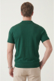 DeepSEA Slim Fit Nefes Alan Pamuklu Polo Yaka Tişört Dar Kesim Örme Kumaş Tişört 2505030