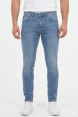 DeepSEA Likralı Taşlanmış Dar Kesim Kot Pantolon Slim Fit Erkek Jean 2600066