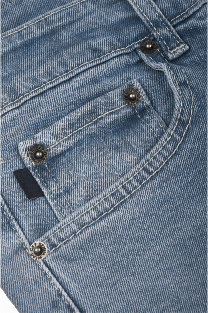 DeepSEA Likralı Taşlanmış Dar Kesim Kot Pantolon Slim Fit Erkek Jean 2600066