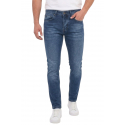 DeepSEA Likralı Taşlanmış Dar Kesim Kot Pantolon Slim Fit Erkek Jean 2600066