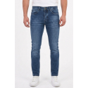 DeepSEA Likralı Taşlanmış Dar Kesim Kot Pantolon Slim Fit Erkek Jean 2600066