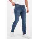 DeepSEA Likralı Taşlanmış Dar Kesim Kot Pantolon Slim Fit Erkek Jean 2600066