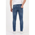 DeepSEA Likralı Taşlanmış Dar Kesim Kot Pantolon Slim Fit Erkek Jean 2600066