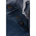 DeepSEA Likralı Taşlanmış Dar Kesim Kot Pantolon Slim Fit Erkek Jean 2600066