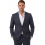DeepSEA Slim Fit Kesim Çift Düğme Çift Yırtmaç 2 Li Takım Elbise 0233049