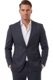 DeepSEA Slim Fit Kesim Çift Düğme Çift Yırtmaç 2 Li Takım Elbise 0233049