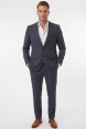 DeepSEA Slim Fit Kesim Çift Düğme Çift Yırtmaç 2 Li Takım Elbise 0233049