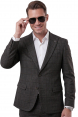 DeepSEA Slim Fit Kesim Çift Düğme Çift Yırtmaç 2 Li Takım Elbise 2601812