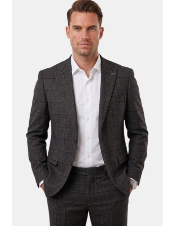 DeepSEA Slim Fit Kesim Çift Düğme Çift Yırtmaç 2 Li Takım Elbise 2601812 2